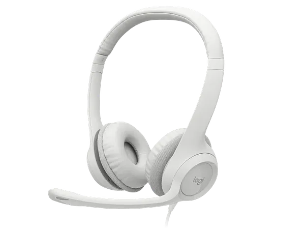 Logitech - Audifono Con Microfono H390 Blanco