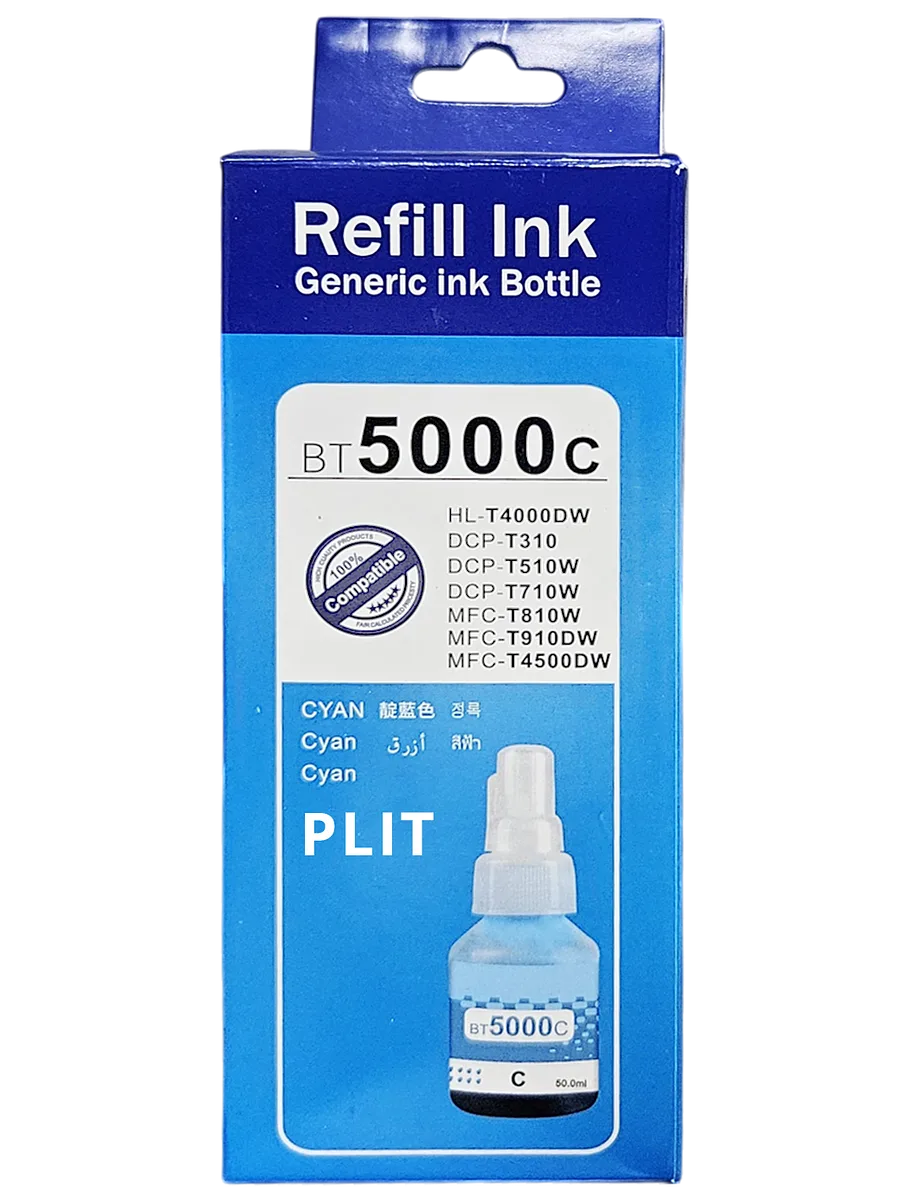 Tinta Refill Ink BT5000C Cyan (Azul), 50 ml