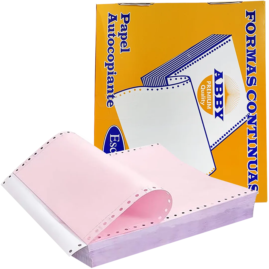 Papel Continuo ABBY 9.5" x 11" - 2 Partes NCR