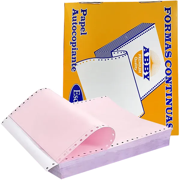 Papel Continuo ABBY 9.5" x 11" - 2 Partes NCR