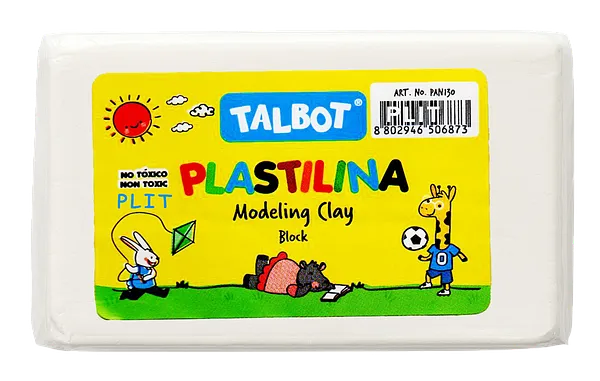 Masilla Plastilina Talbot Blanco 150 gr