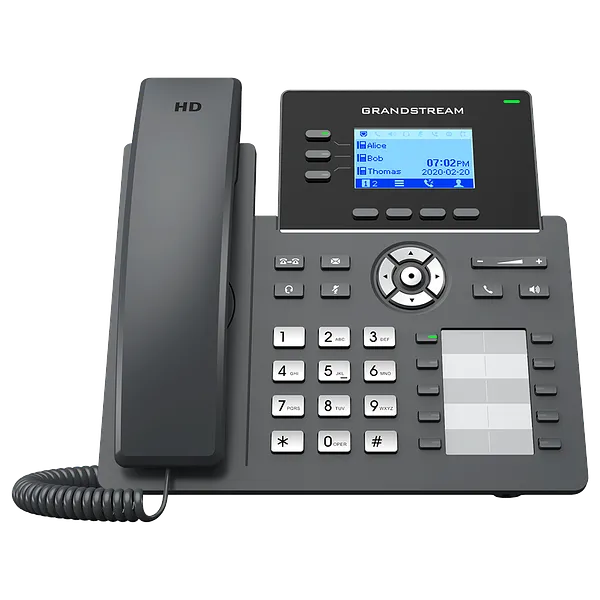 Teléfono IP Grandstream GRP2604P, 3 Líneas, 6 Cuentas SIP, Gestión GDMS
