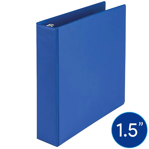 Carpeta de 1.5" (1" 1/2) Pulgadas con Cover, Azul