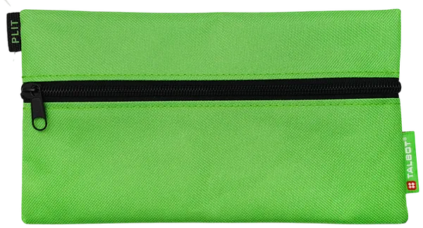 Estuche Cartuchera Portalápices Escolar Talbot, Verde