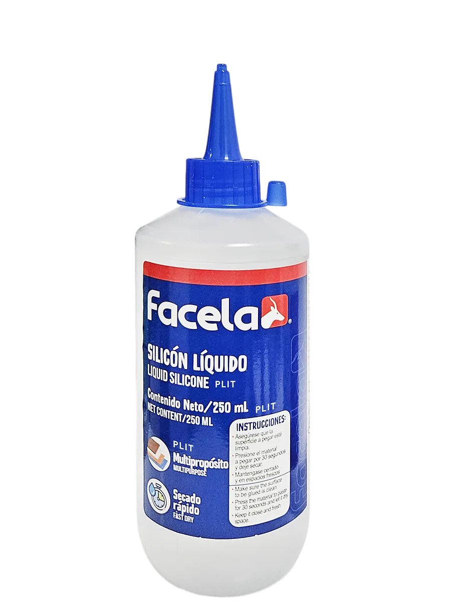 Silicona Líquida Facela, 500 ml
