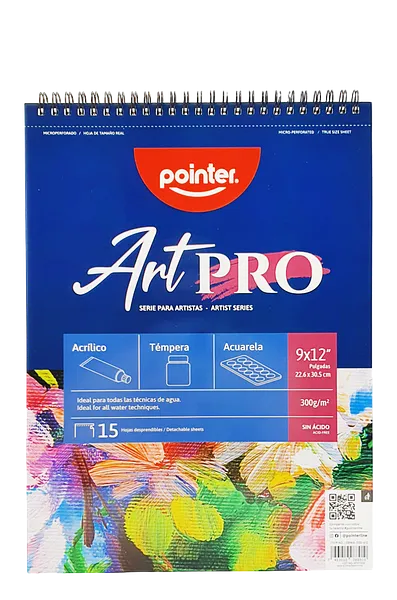 Libreta de Dibujo Art Pro 9" x 12", 15 Hojas