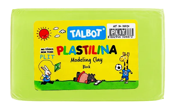 Masilla Plastilina Talbot Amarillo Neón 150 gr