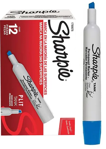 Marcador Permanente Sharpie Tank Azul #1789878