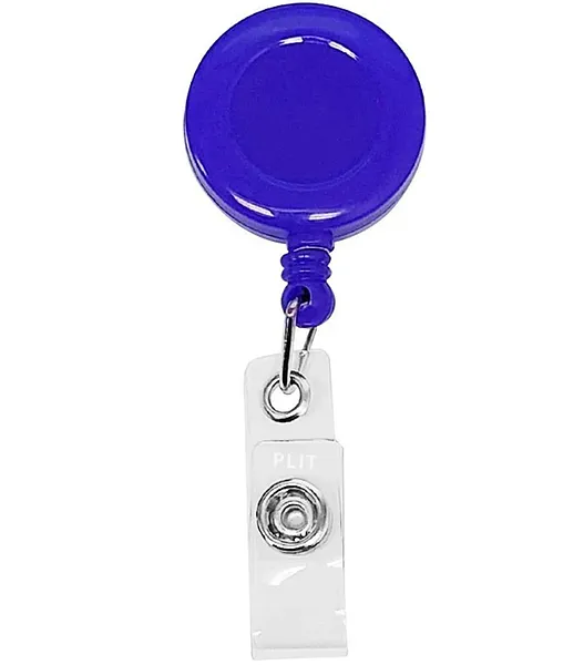 Cordon tipo YOYO Extendible para Porta Carnet, Azul