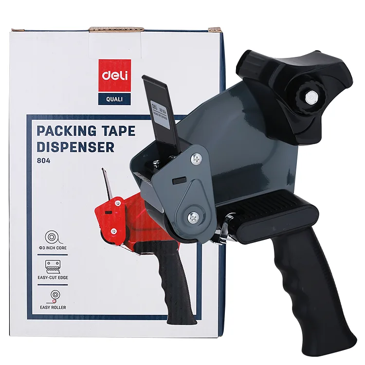 Dispensador de Cinta para Empaque, Gris - Deli Quali 804