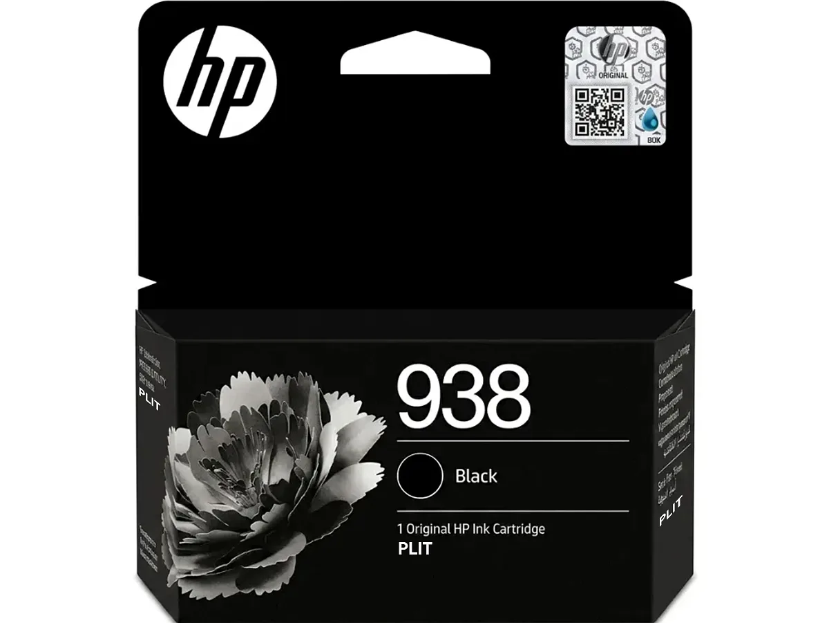 Original: Cartucho HP 938 (4S6X8PL), Negro para Impresora Officejet Wide Format MFP 9730