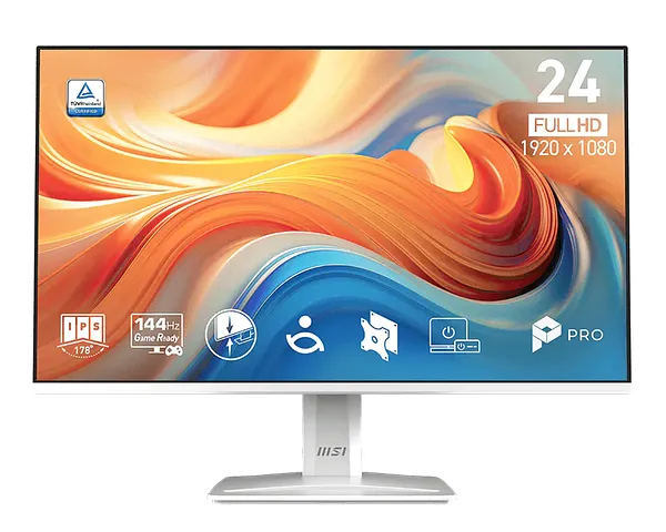 Monitor MSI PRO MP243W E14 de 23.8” FHD 144Hz IPS + Bocina Integrada