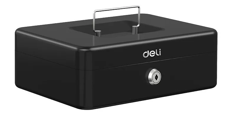 Caja Chica Metálica 10", Negro - Deli  T505