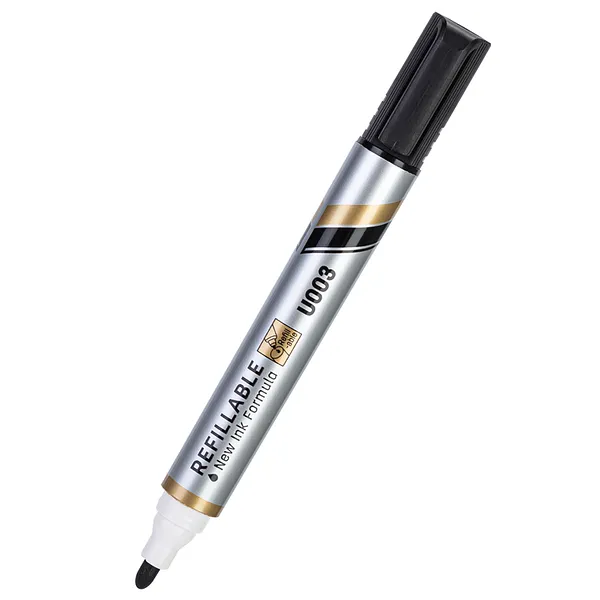 Marcador para Pizarra 2.0 mm, Negro - Deli Mate U003