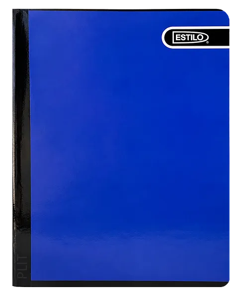 Cuaderno Cosido Estilo Azul, 200 páginas