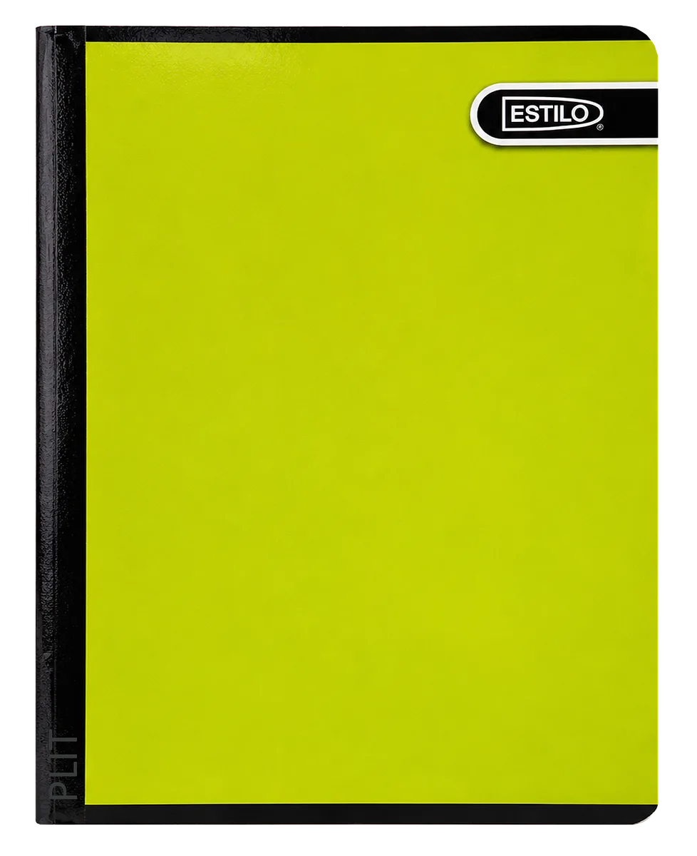 Cuaderno Cosido Estilo Verde Manzana, 200 páginas