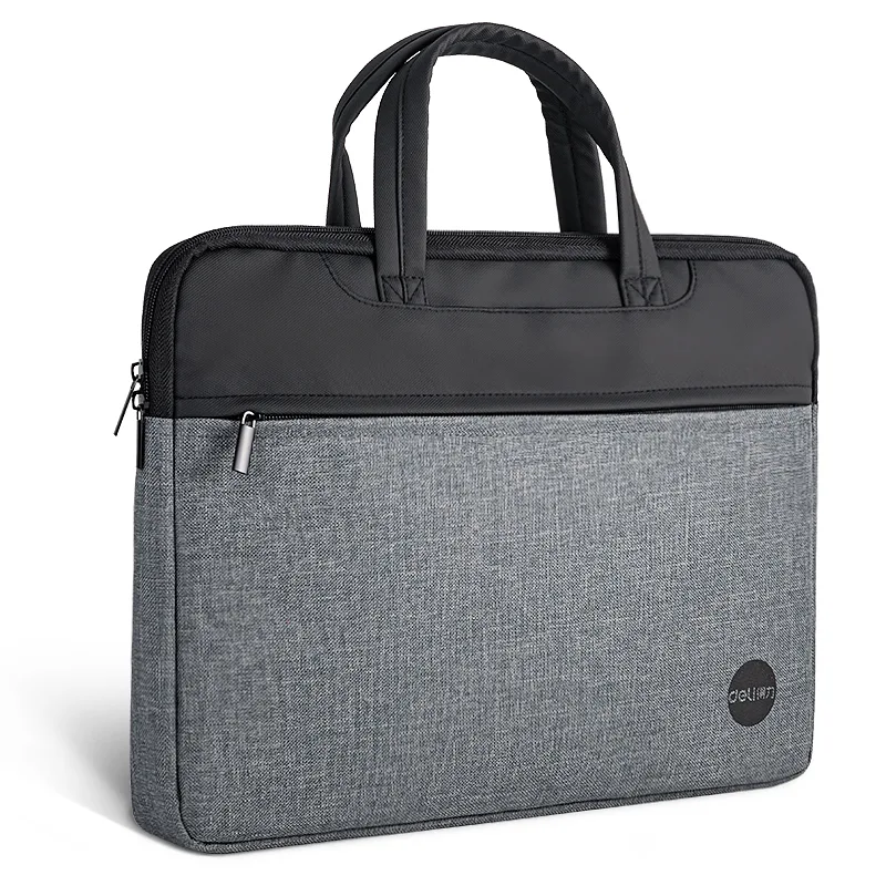 Bulto Estilo Maletín Ejecutivo para Laptop con Correa y Asa, Negro