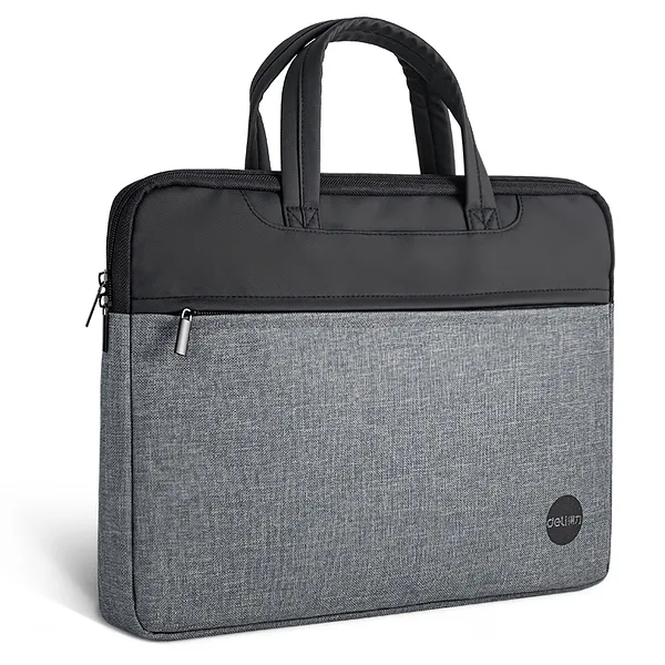 Bulto Estilo Maletín Ejecutivo para Laptop con Correa y Asa, Negro