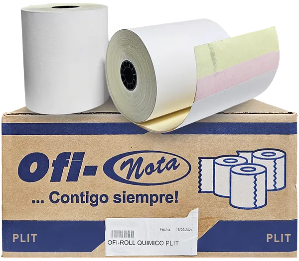 Rollo de Papel 3" de 3 Partes - Ofinota #40181601