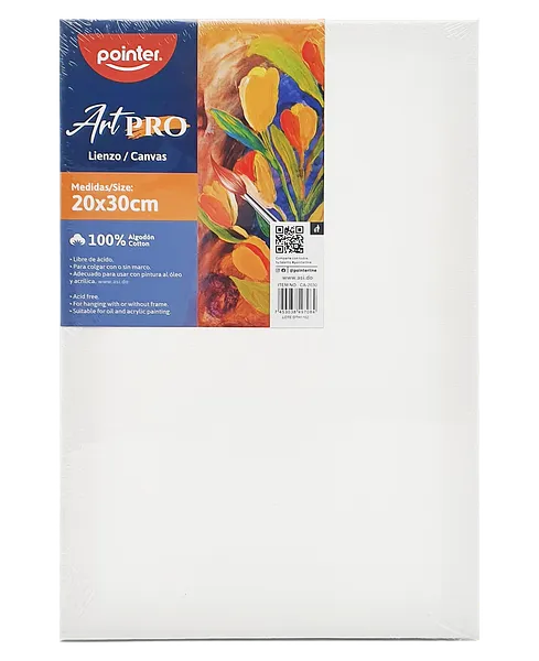  Cuadro de Lienzo Canva para Pintar 8"x 12" - Pointer ArtPro