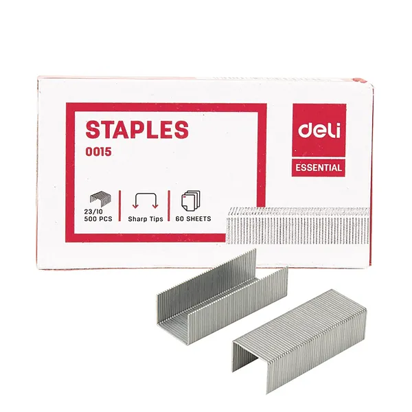Grapas Heavy-Duty 23/10, 60 Hojas - Deli Essential