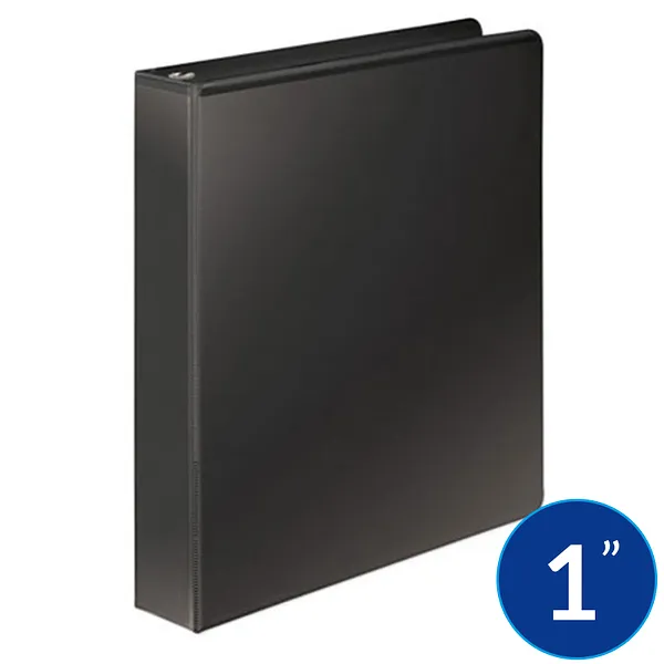 Carpeta de 1" Pulgadas con Cover, Negro