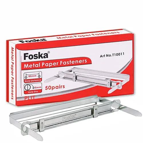 Ganchos para Folders Metálicos Foska 70mm, 50 pcs