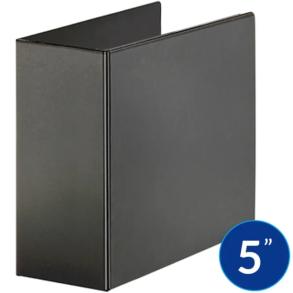 Carpeta de 5" Pulgadas con Cover, Negro