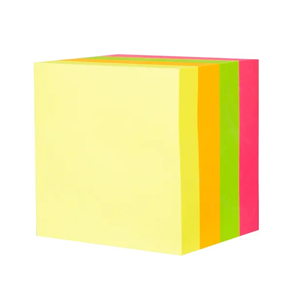 Torre de Nota Adhesiva (Post-it) 2x2, 400 Hojas, Color Neon - Deli Stick Up