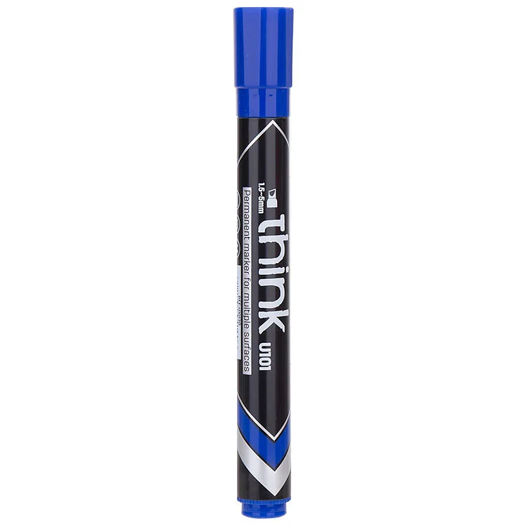 Marcador Permanente 1.5-5mm, Azul - Deli Think
