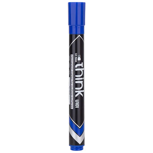 Marcador Permanente 1.5-5mm, Azul - Deli Think