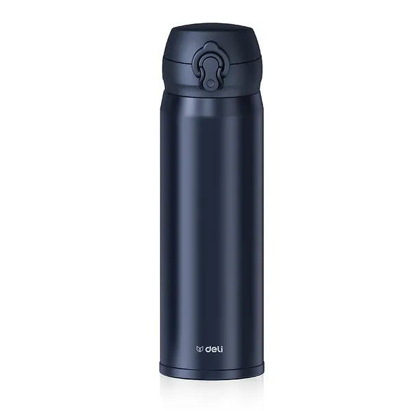 Termo de Acero Inoxidable para Agua, Azul - Deli LL619