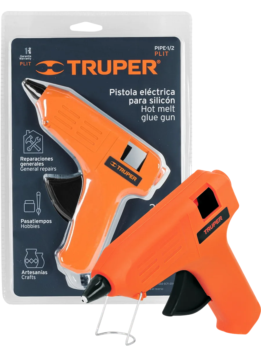 Pistola Eléctrica para Barra de Silicona de 1/2" -  25 Watts  Truper 17536