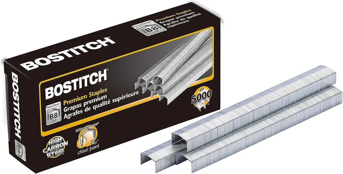 Grapas Bostitch B8 - 1/4" (6mm) PowerCrown 5,000 pcs - STCRP21151/4
