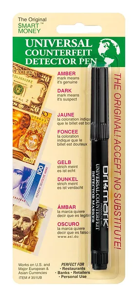 Marcador Detector de Dinero Falso - Dri Mark 351UB