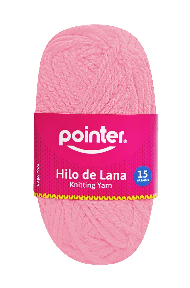 Hilo de Lana Rosado, 15 grs