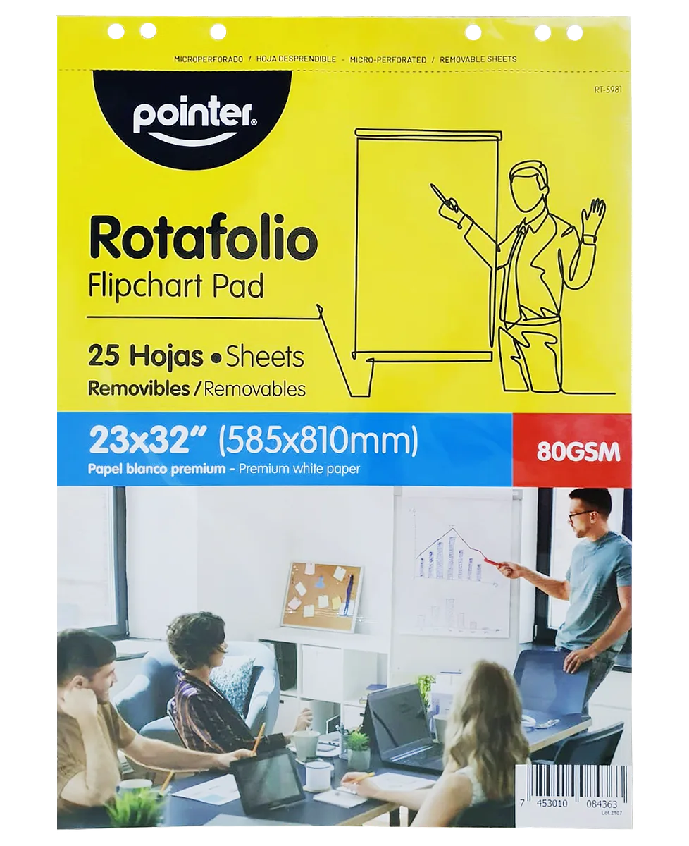 Libreta Rotafolio 23" x 32",  25 Hojas