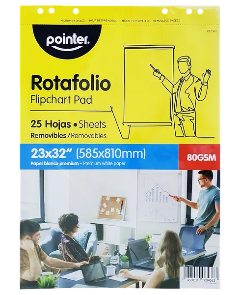 Libreta Rotafolio 23" x 32",  25 Hojas