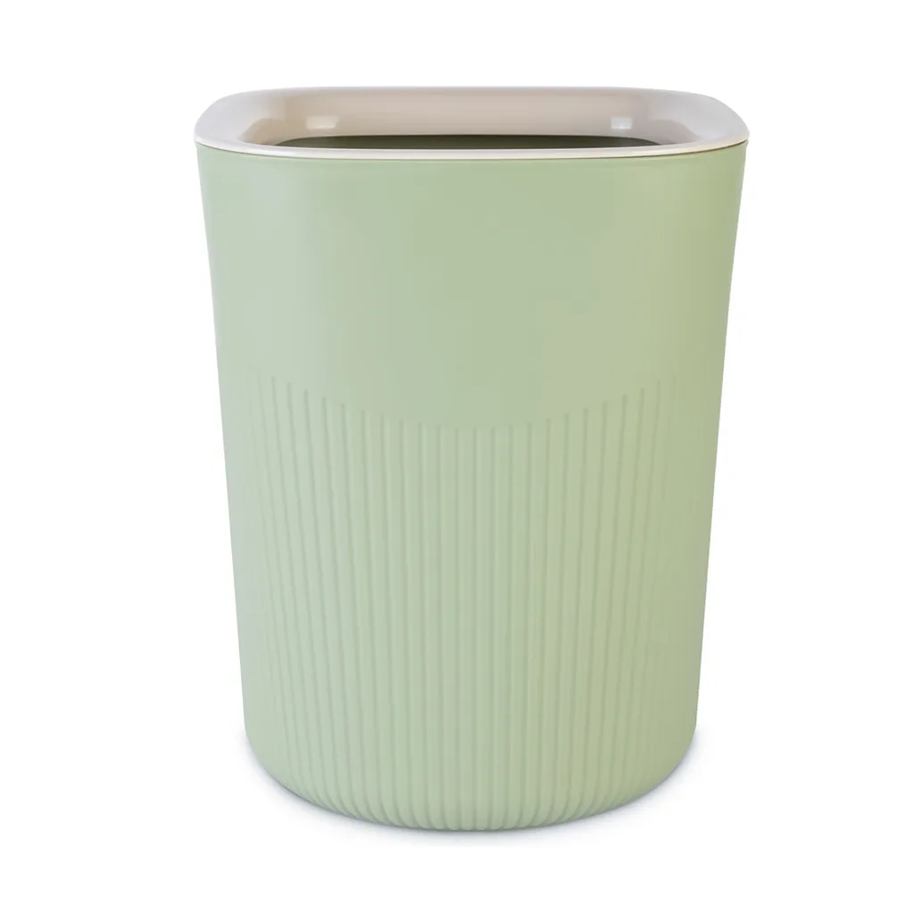 Cesto Minimalista Plástico, Verde