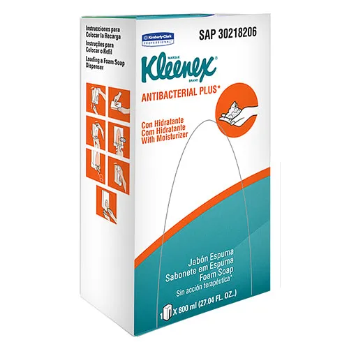 Jabón Foam SCOTT de Espuma Antibacterial Plus Kleenex, 800 ml