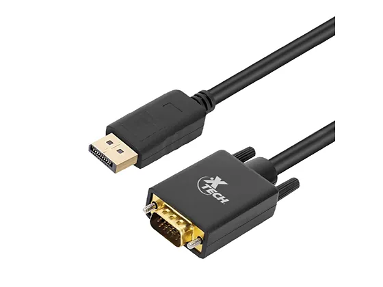 Adaptador Xtech XTC-377 DisplayPort a VGA Macho