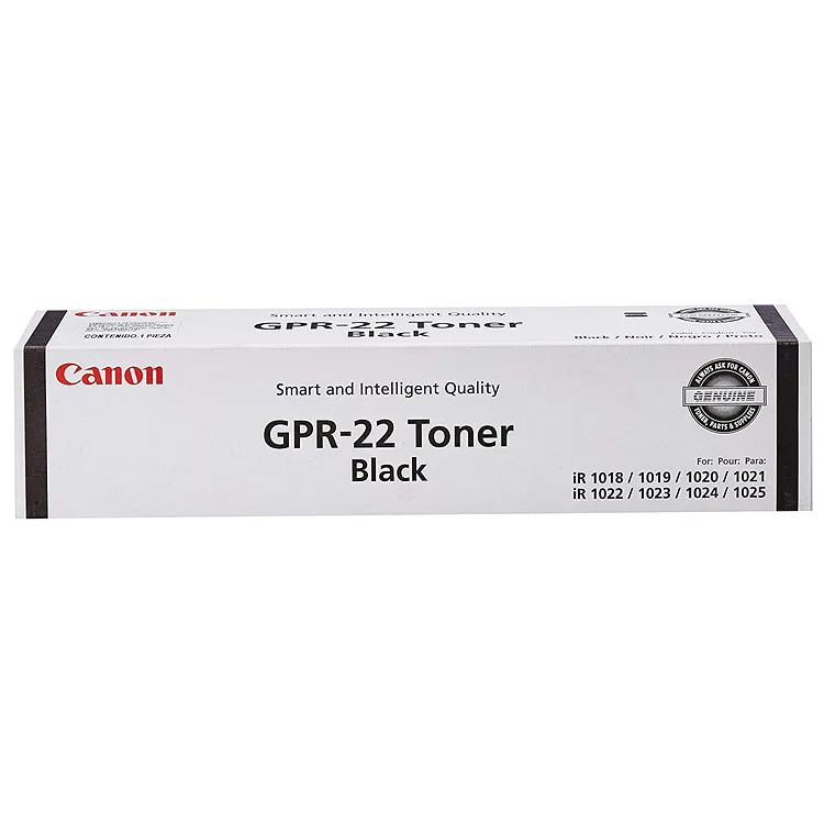 Original: Toner Canon GPR-22, Negro