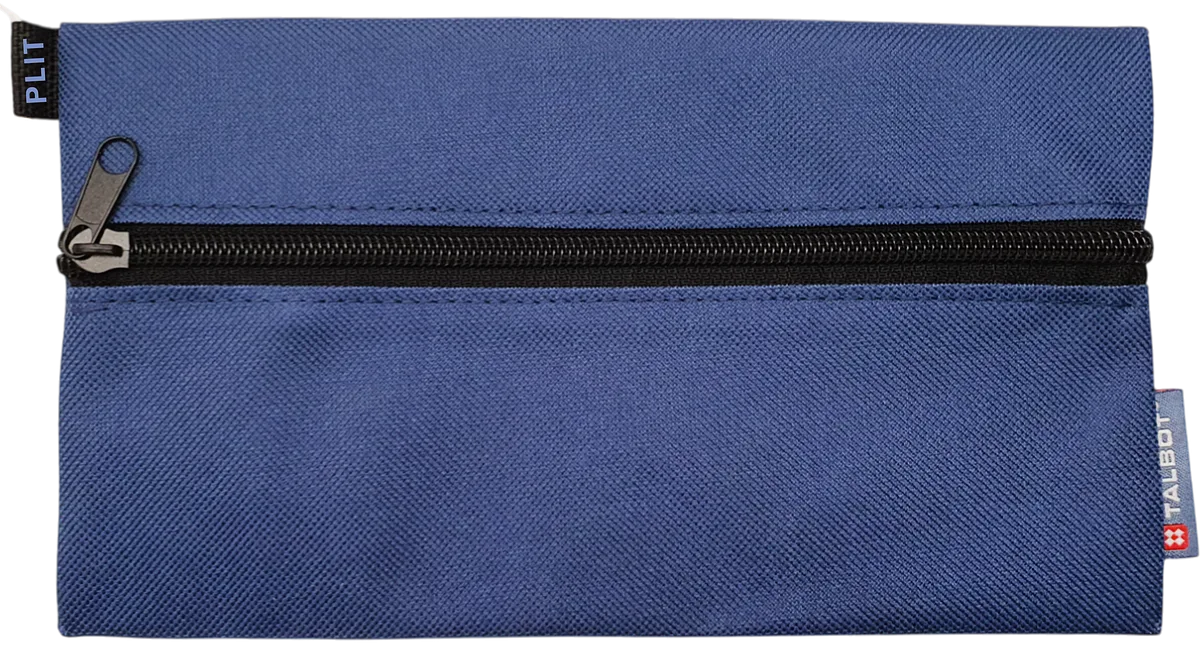 Estuche Cartuchera Portalápices Escolar Talbot, Azul