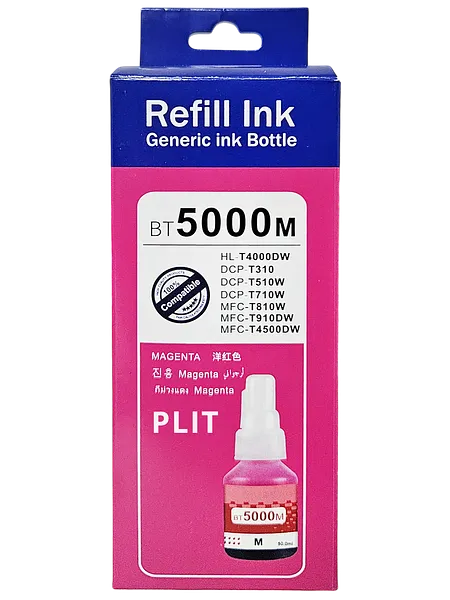 Tinta Refill Ink BT5000M Magenta (Rojo), 50 ml