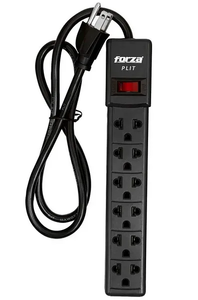 Protector de Voltage, 6 Salidas - Forza PS-001B