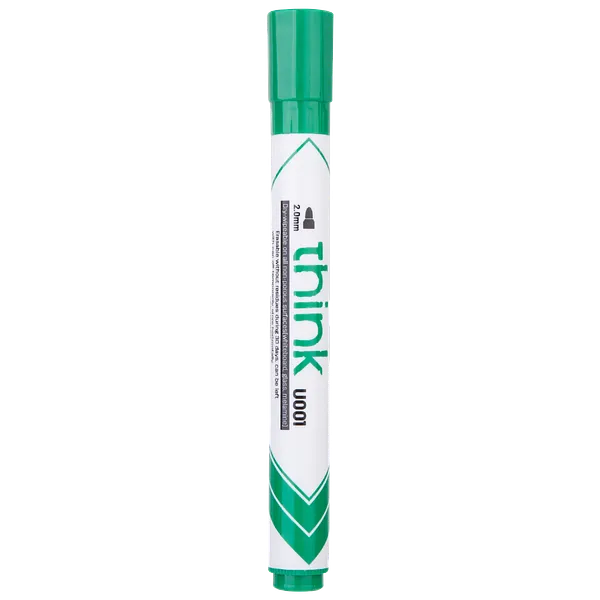 Marcador de Pizarra 2.0 mm, Verde - Deli Think
