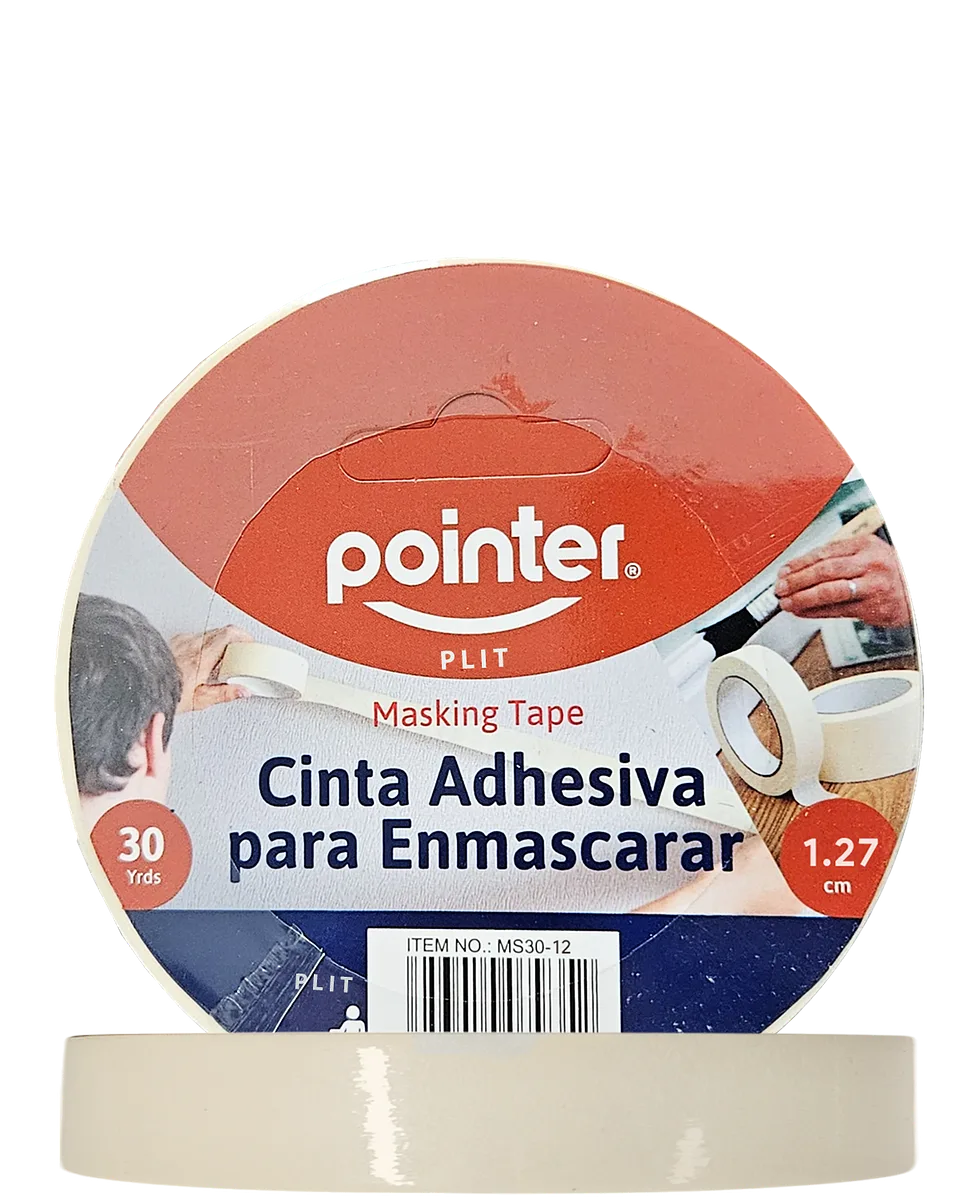 Cinta Masking Tape 1/5" (1.27cm) x 30 Yardas - Pointer MS30-12