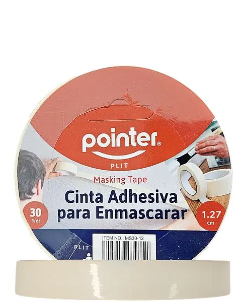 Cinta Masking Tape 1/5" (1.27cm) x 30 Yardas - Pointer MS30-12
