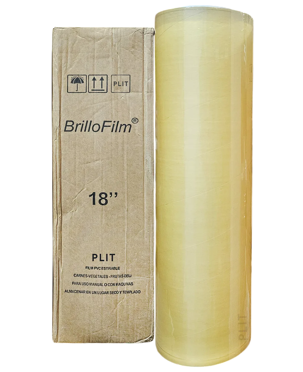 Rollo Plástico Film Brillo Film para Alimentos 18" x 700 yardas