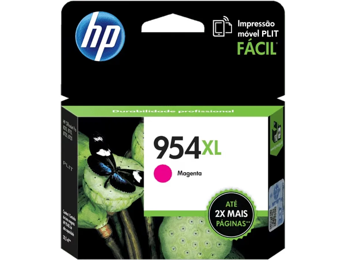 Original: Cartucho de Alto Rendimiento HP 954 XL (L0S65AL), Magenta